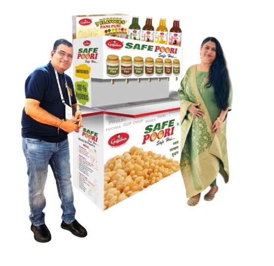 Global Journey of Panipuri from Street of India to Global Retail “Gujjuben 7 Flavor Panipuri”, Back to India with new impressive NRI look “Safepoori SAFE HAI”