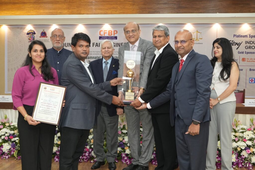 Kauvery Hospital Honored with Prestigious CFBP Jamnalal Bajaj Award for Fair Business Practices