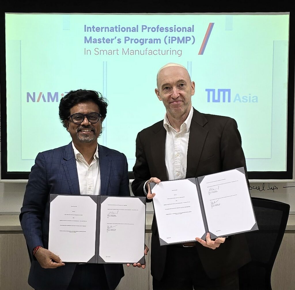 NAMTECH and TUM Asia Celebrate First Graduating Cohort in Smart Manufacturing.