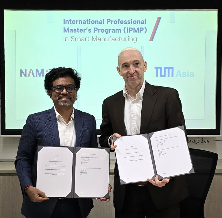 NAMTECH and TUM Asia Celebrate First Graduating Cohort in Smart Manufacturing.