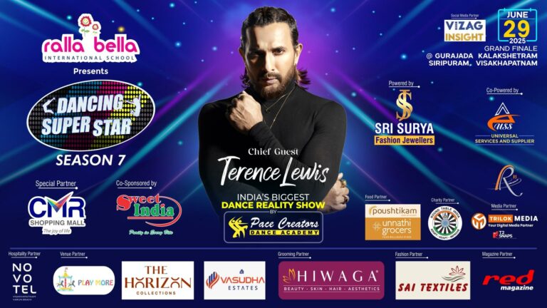 PACE CREATORS PRESENTS RALLA BELLA DANCING SUPER STAR SEASON 7 – INDIA’S PREMIER DANCE REALITY SHOW RETURNS TO VIZAG WITH A BANG!