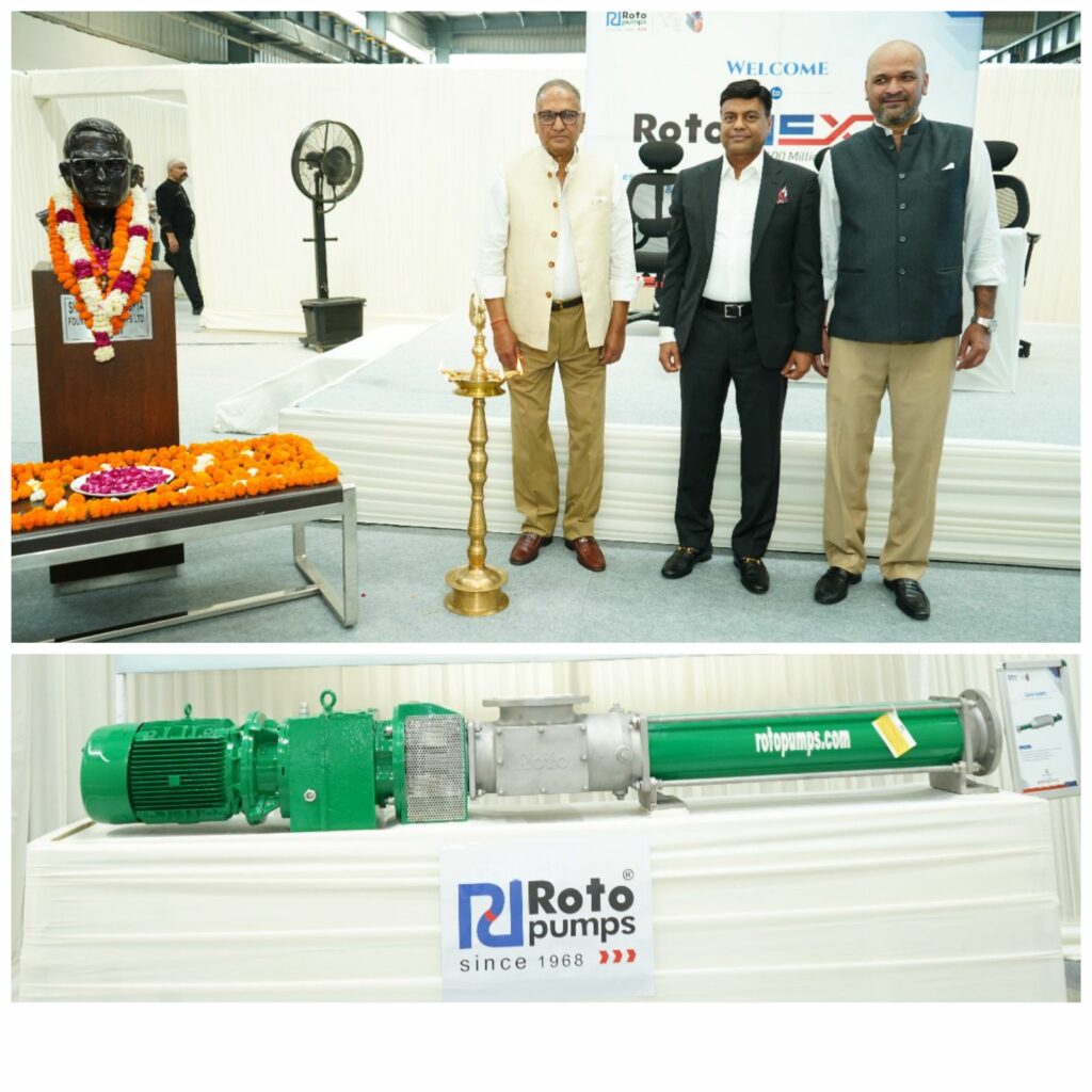 Roto Pumps Ltd. unveils next level manufacturing infrastructure and ‘P’ Range compact pumps for achieving $100 million revenue milestone by 2028