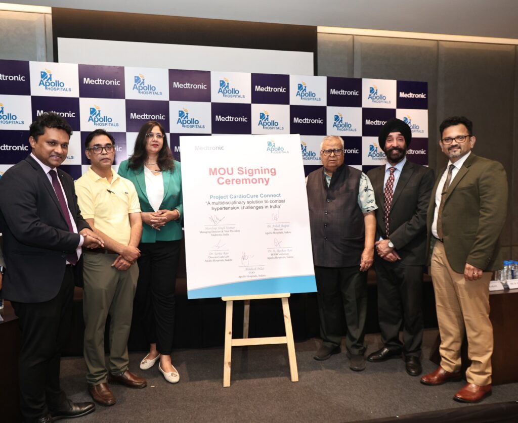 Apollo Hospital, Indore collaborates with Medtronic to establish specialized center for Renal Denervation Therapy