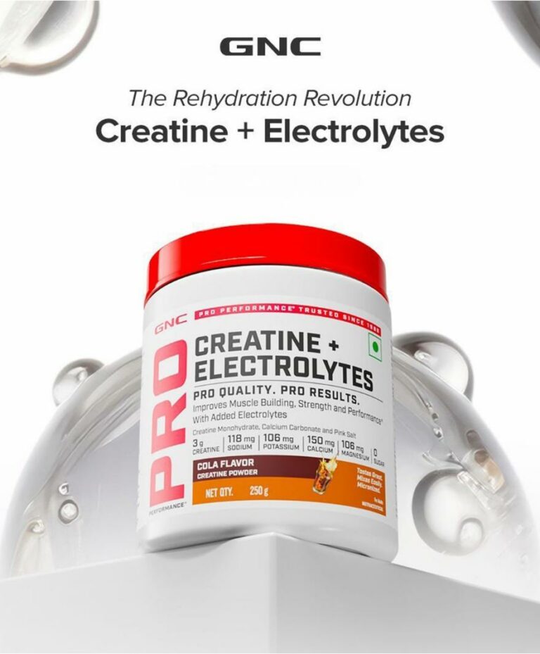 GNC India Launches Creatine + Electrolytes: A Revolutionary Hydration-Focused Performance Formula