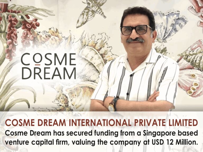 Cosme Dream Secures Seed Funding from Singapore-Based VC Firm; Valued at $12 Million