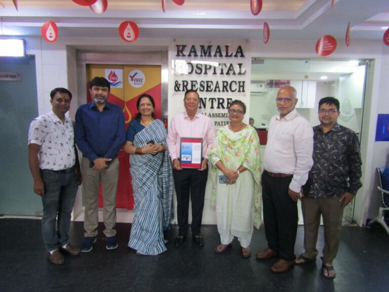 Kamala Hospital and Research Centre (TSCS) selected as Thalassaemia International Federation (TIF) Collaborating Centre in India