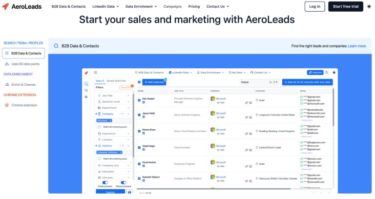 AeroLeads Launches LinkedIn API with Emails and Phone Numbers — A Powerful Alternative to LinkedIn’s Developer API