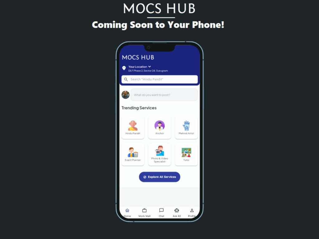 MOCS Hub Set to Revolutionize Local Service Discovery in India with July 15 App Launch