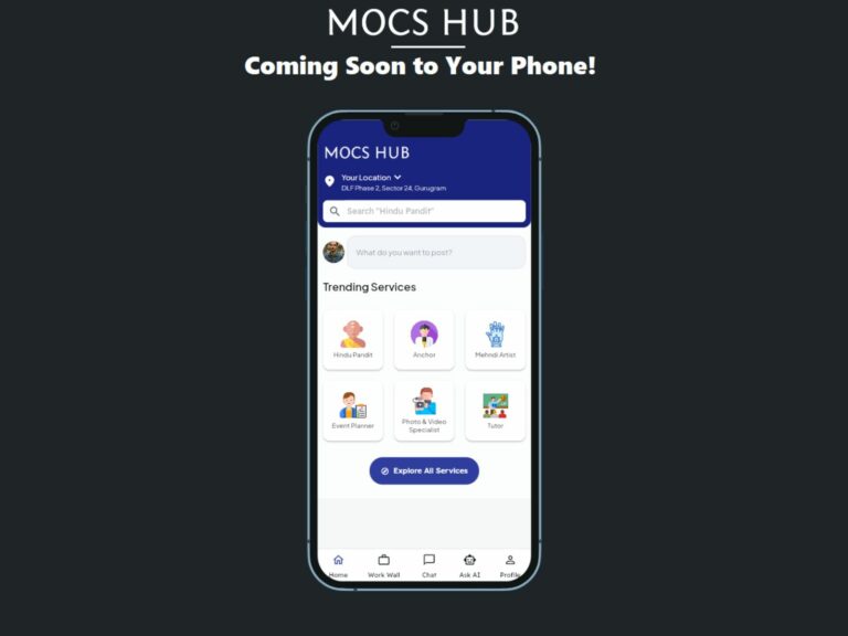 MOCS Hub Set to Revolutionize Local Service Discovery in India with July 15 App Launch