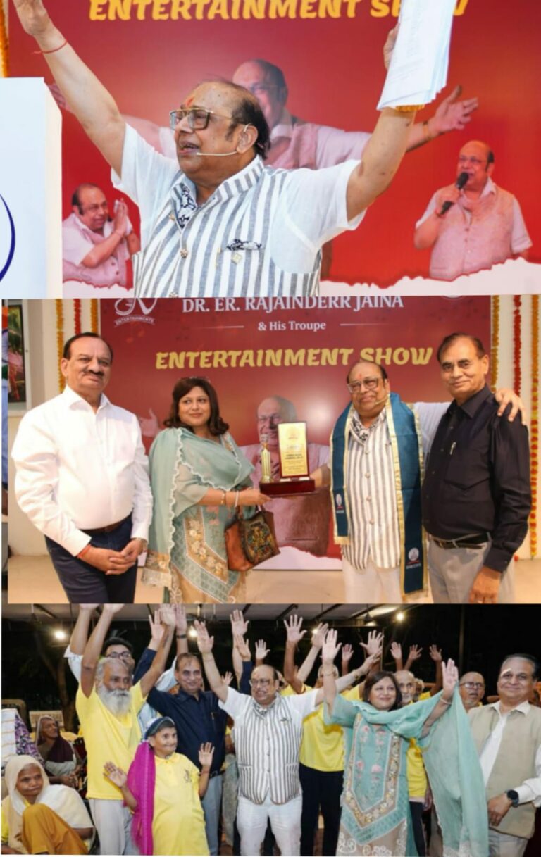 Sing Today, Smile Today: Dr. Er. Rajainderr Jaina Brings Happiness Through Music at Sheows Old Age Home