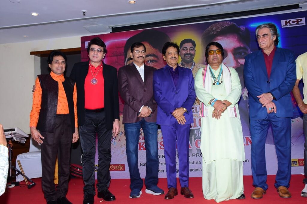 Renowned writer and poet Dipak Desai honored with ‘Legend Dada Saheb Phalke Award 2025’, presented his book to Udit Narayan