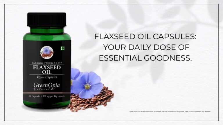 Flaxseed Oil Vegetarian Capsules Gaining Popularity in India for Omega-3 and Holistic Health Benefits.