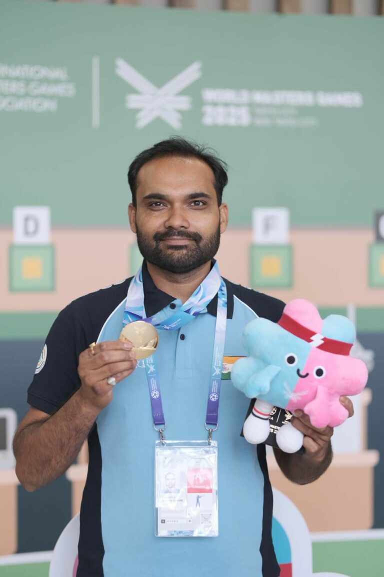 Chandra Mohan Tiwari Becomes World Champion at World Masters Games 2025