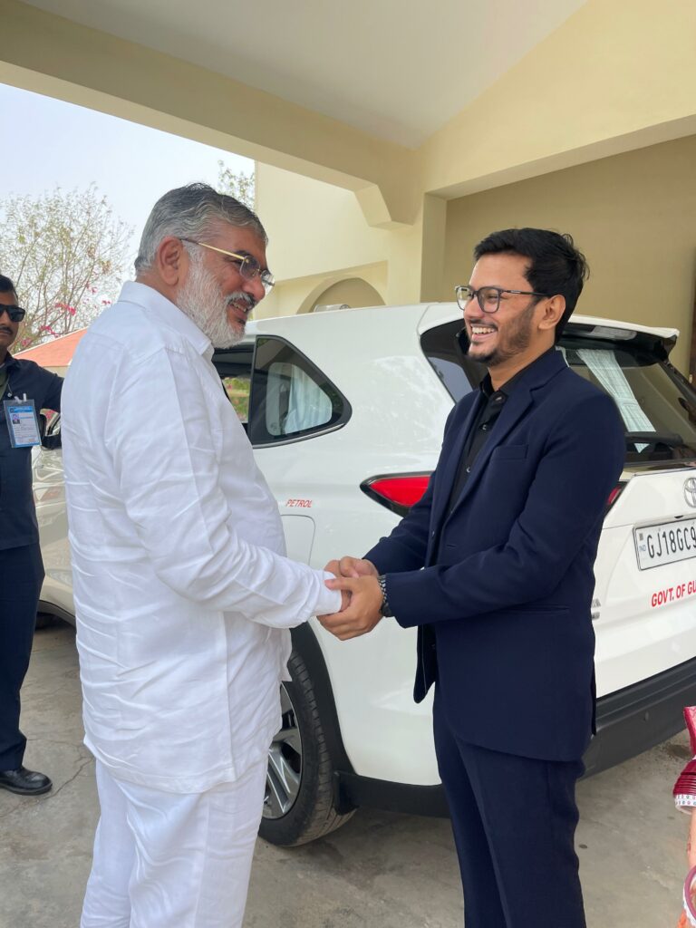 Gujarat Tourism Minister Meets CEO of DPIFF Abhishek Mishra to Discuss Strengthening Cultural Collaborations