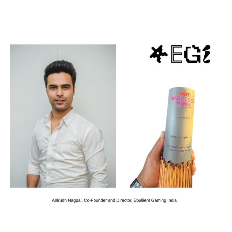 Ebullient Gaming India Honoured as Martech Agency of the Year & Best Use of AI