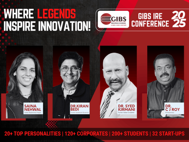 GIBS IRE Conference 2025: A Grand Celebration of Innovation with Saina Nehwal and 100+ Industry Icons at GIBS Business School, Bangalore