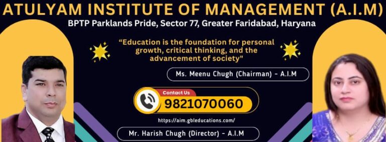 Goswami Bhagwan Lal Educational Society (GBLES) opens up its third educational institution – Atulyam Institute of Management (A.I.M)