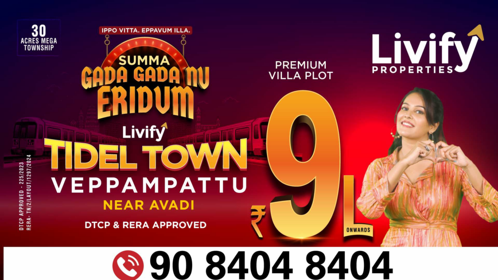 Livify Doubles Down in Veppampattu: Launches Tidel Highway & Tidel Town with Actress Chandini Tamilarasan as Brand Ambassador