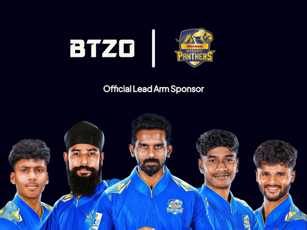 Siechem Madurai Panthers Confirm BTZO as Lead Arm Sponsor for TNPL 2025