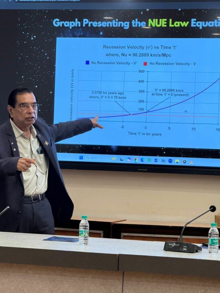 Cosmo-scientist Baldevkrishan Sharma’s book Natural Universe Expansion launched in Mumbai
