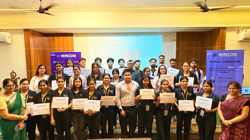 MemeCore Hosts Groundbreaking Blockchain Workshop in India: ₹82 Lakh Grant Fuels Innovation!