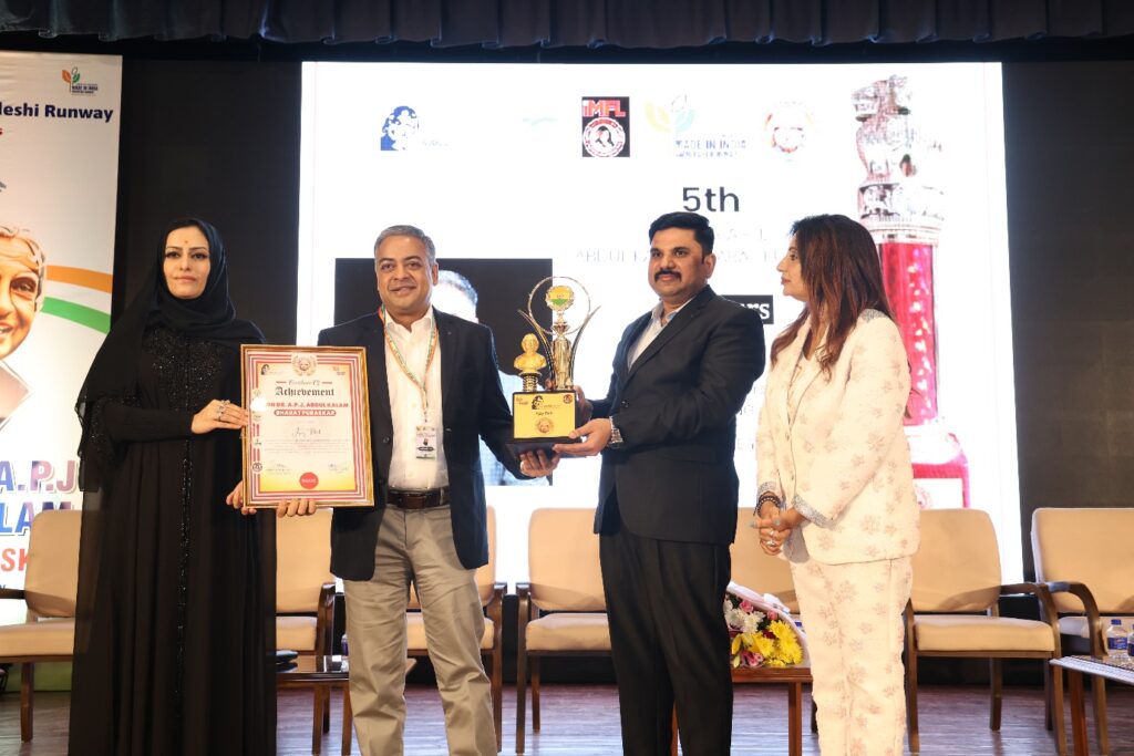 Ajay Patil of BINDZ Consulting Honoured as ‘CHRO of the Year’ at the 5th Dr. A.P.J. Abdul Kalam Bharat Puraskar 2025