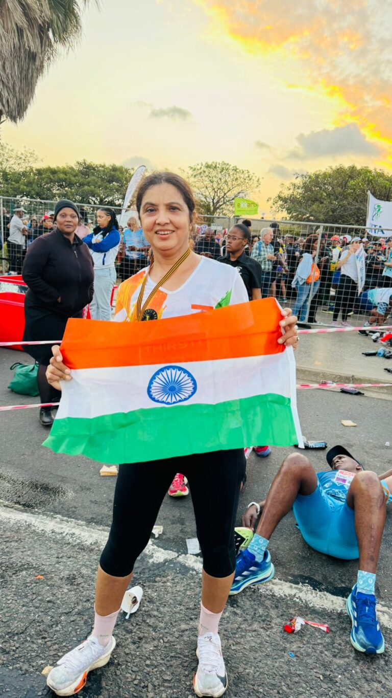 Journalist Preeti Sompura Conquers the Comrades Marathon