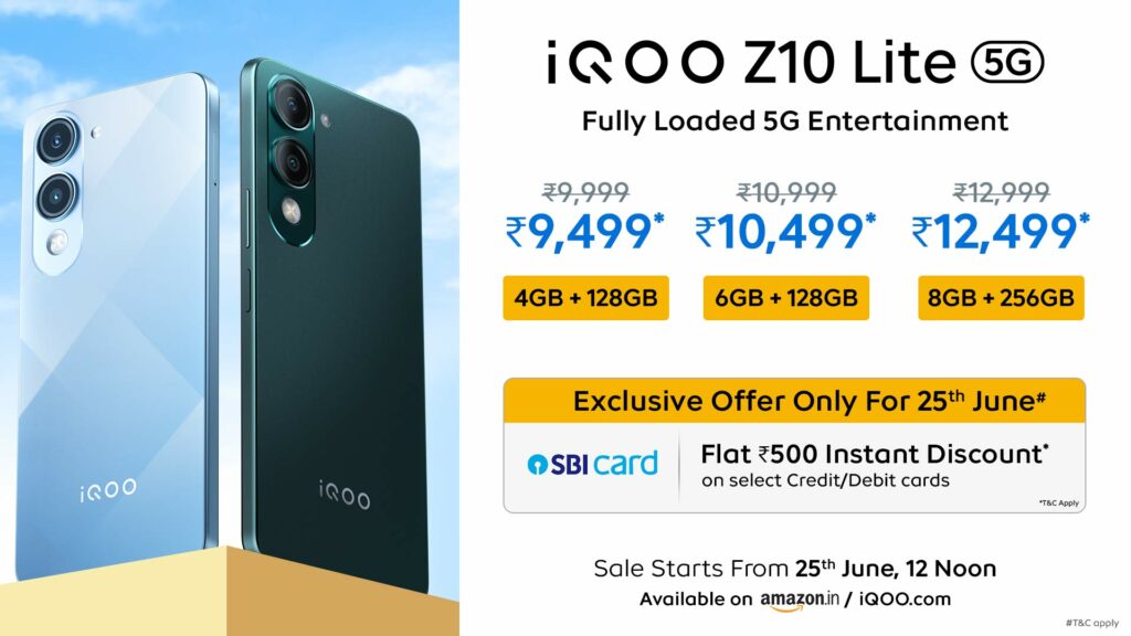 iQOO launches iQOO Z10 Lite 5G for Fully Loaded 5G Entertainment Experience