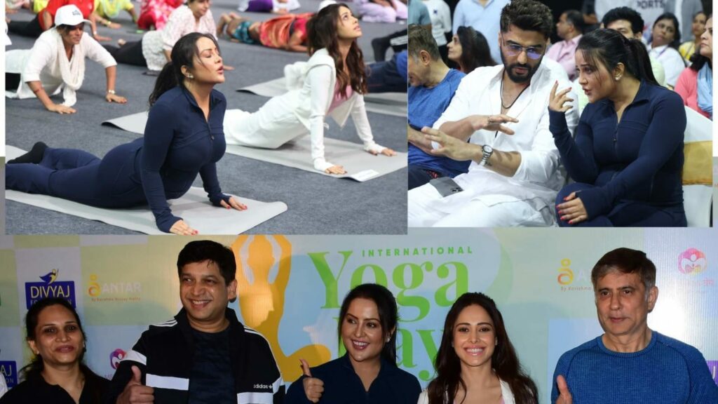 Amruta Fadnavis Ropes in Arjun Kapoor & Nushrratt Bharuccha for Soulful Yoga Day with 1,000 Marginalised Women