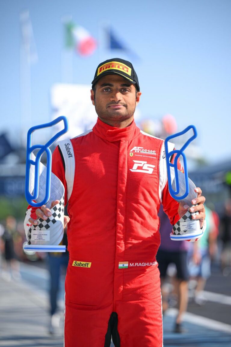 Mahaveer Raghunathan Clinches P2 in GT3 Pro-Am Class at Monza with AF Corse