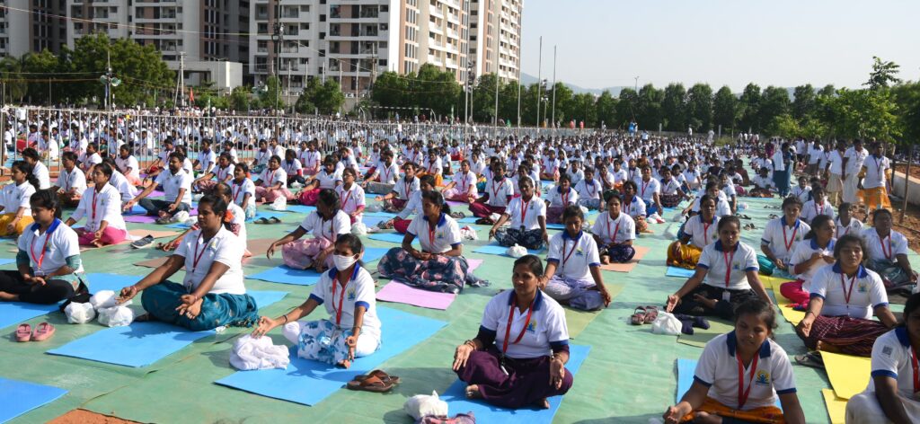 Brandix Associates Join International Yoga Day Celebrations in Vizag