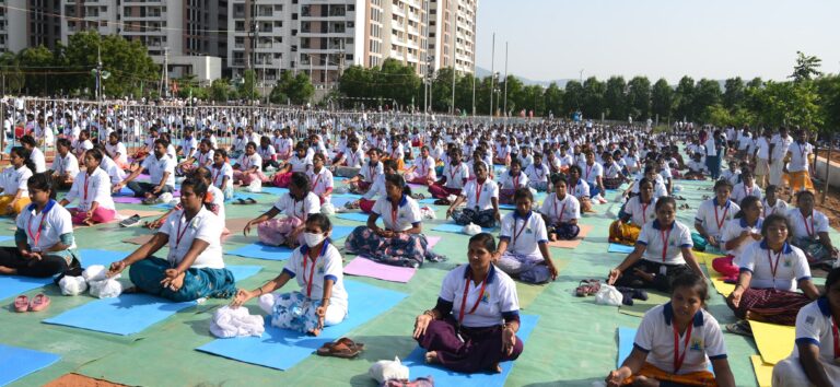 Brandix Associates Join International Yoga Day Celebrations in Vizag