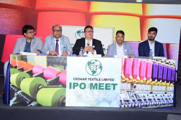 Cedaar Textile Secures ₹9.52 Crore from Anchor Investors Ahead of IPO