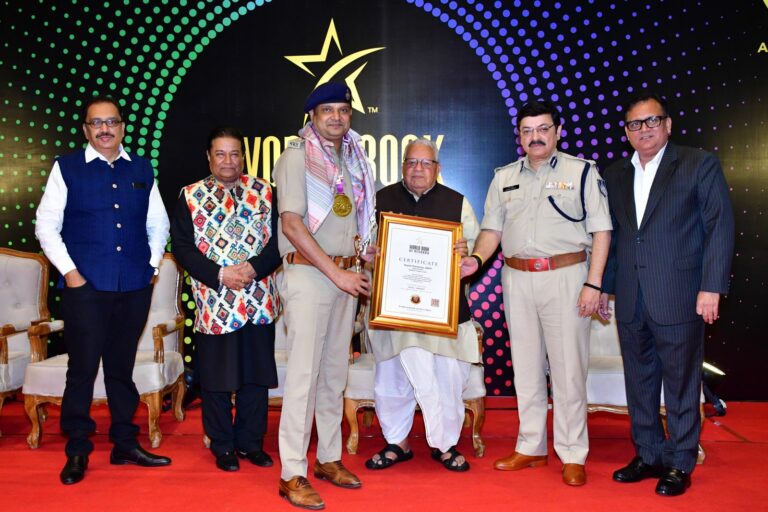 Additional DCP (Crime) Rajesh Dandotiya Honoured by World Book of Records