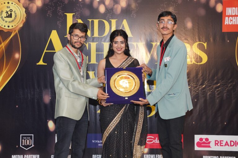 Telugu Actress Priyanka Sharma Attends India Achievers Awards 2025 Hosted by India Book of Achievements in Hyderabad