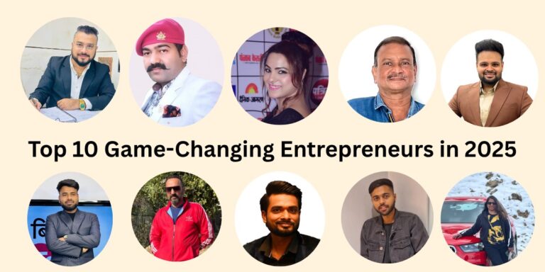 Top 10 Game Changing Entrepreneurs to Watch in 2025,Rajendra Singh Tanwar, Govindam Retreat, CH Rhea, Silver Screen Fashion, Beauty Pageants India, Jainendra Chouraria, AHIMSA IPS, Eco-Friendly Pest C