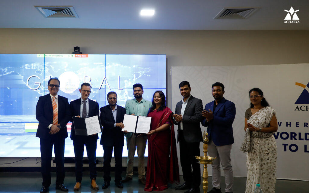 Acharya Launches Global MBA Program – Bridging Continents and Cultures