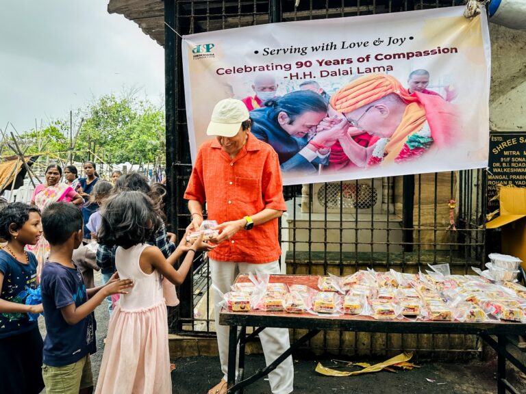 Dr. Dinesh Shahra Celebrates HH the Dalai Lama’s 90th Birthday with Annadanam: A Tribute to Compassion and Oneness