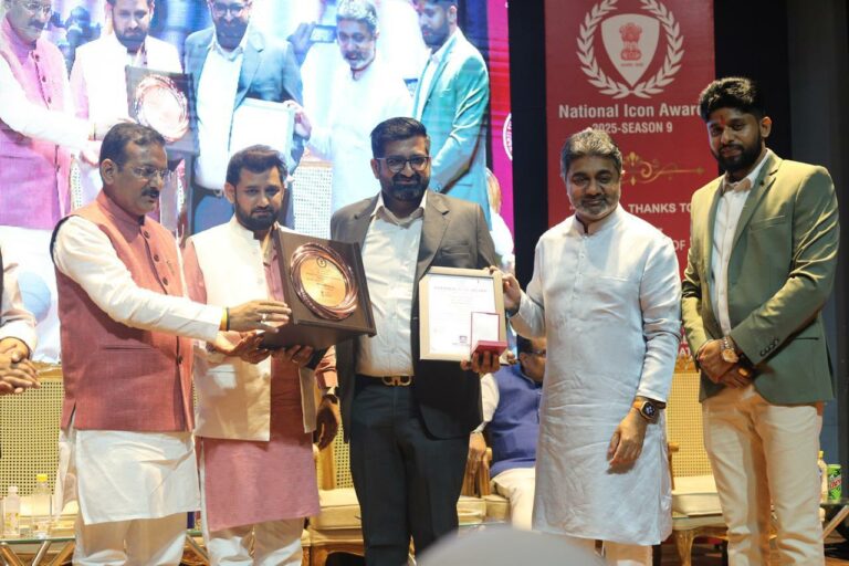 Mr. Mahinder Sehgl Honoured with National Icon Award 2025 for Nation Building and Social Welfare
