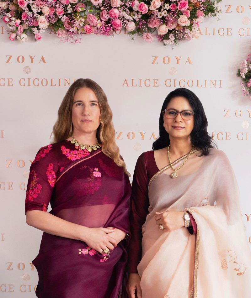 A first-of-its-kind in Indian Luxury: Zoya and Alice Cicolini Craft a Limited-Edition Capsule