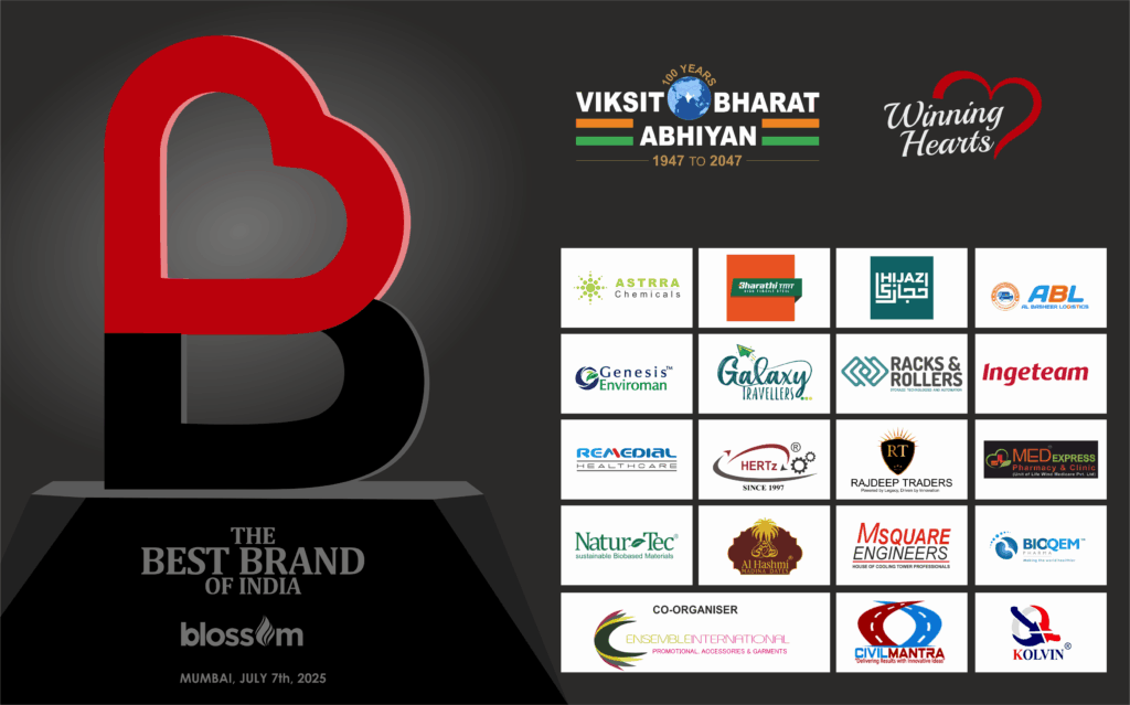 Blossom Media announces the winner of the inaugural edition of the Best Brand of India Award