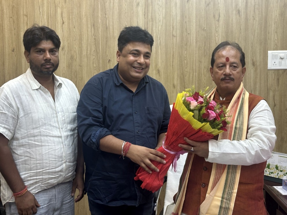 Narendra Kumar Meets Bihar Deputy CM to Propose Formation of Gau Seva Aayog
