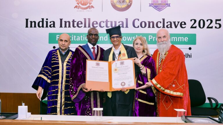 Dr. Seshu KMR Receives Italian Doctorate for Redefining Sonic Futures in Indian Cinema