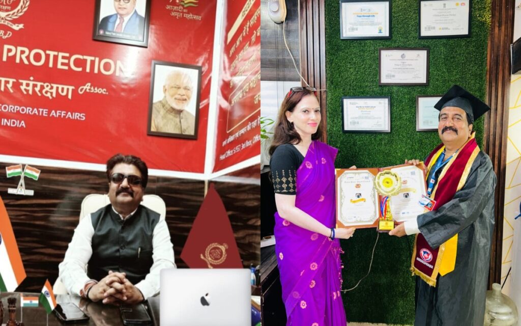 Dr. Deepak Sharma Honored for Grassroots Leadership and Service at Iconic Peace Awards Council.