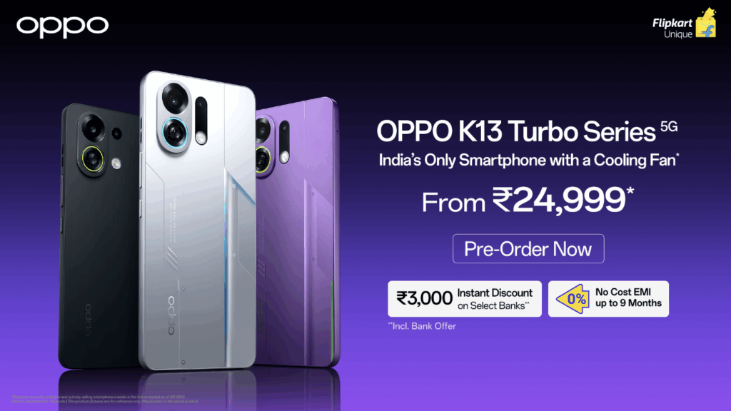 OPPO Launches India’s Only Smartphones with a Cooling Fan – OPPO K13 Turbo Pro 5G and OPPO K13 Turbo 5G