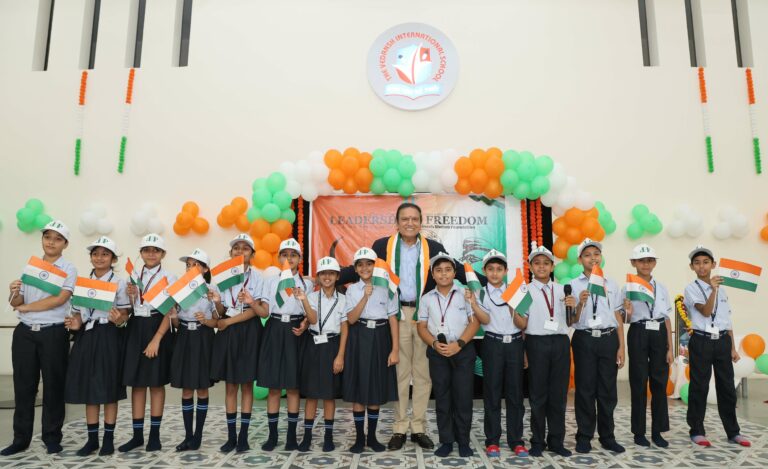 Dr. Dinesh Shahra Sparks Leadership Spirit at Vedansh International School’s Independence Day Celebration