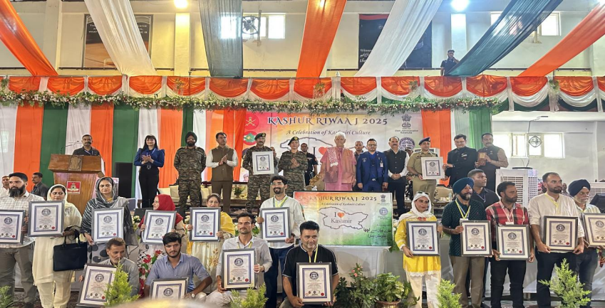 Kashmir’s Cultural Renaissance: Baramulla’s “Kashur Riwaaj 2025” Festival Sets Two World Records