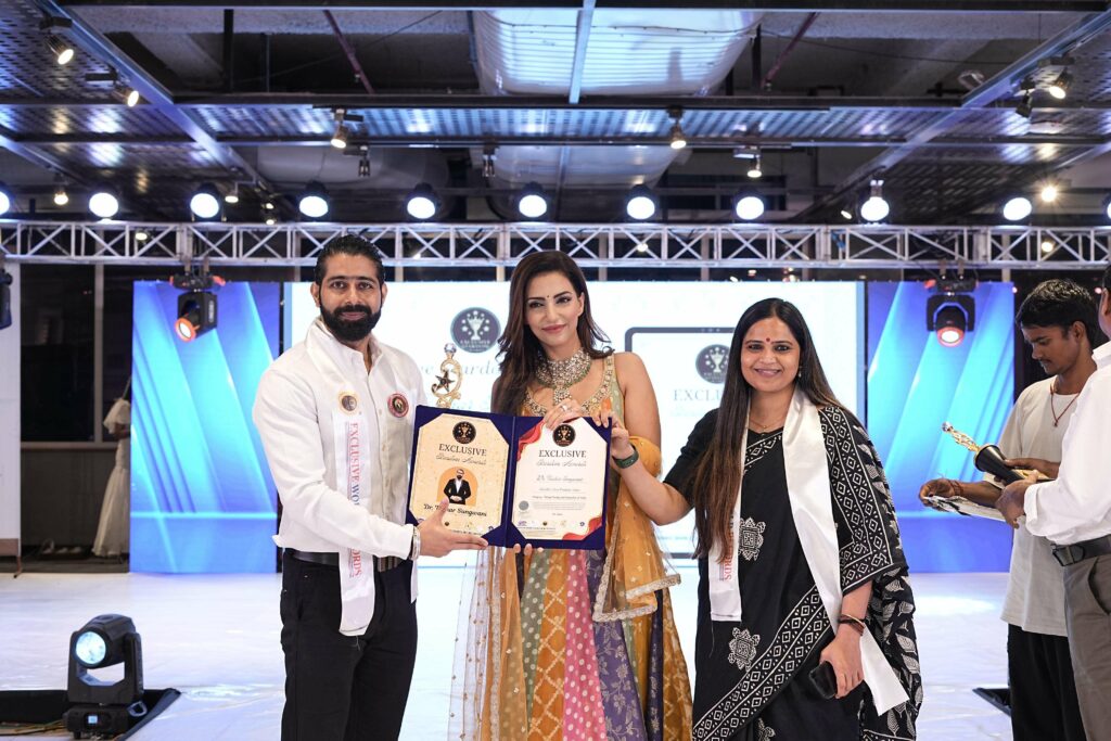 Dr. Tushar Sungwani Honored as “Rising Faculty and Counsellor of India” at Jaipur Ceremony
