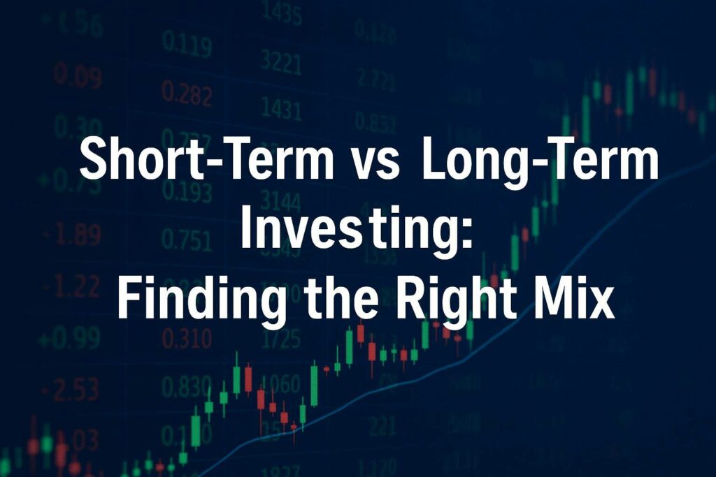 Short-Term vs Long-Term Investing: Finding the Right Mix