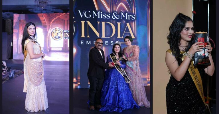 Pride of Tumakuru: Vijaya Jain Wins Multiple Titles at VG Miss & Mrs. India Empress 2025